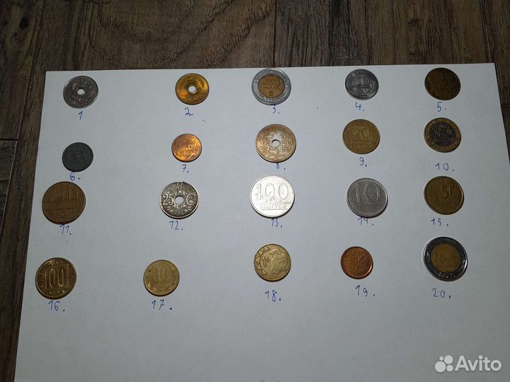 Наборы монет цена за один набор