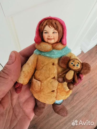 Ватные елочные игрушки