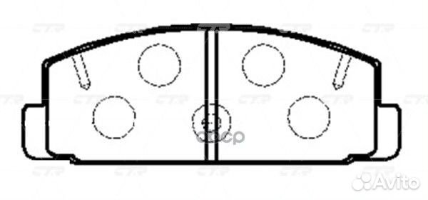 Колодки тормозные mazda 6 02/323 96/626 9202 (нов