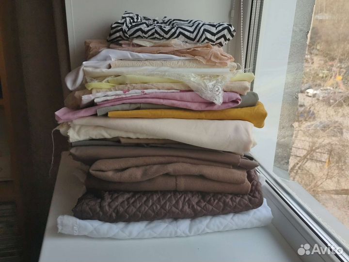 Отрезы ткани пакетом