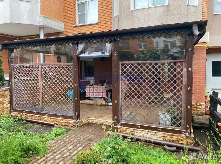 Жидкие окна для беседки