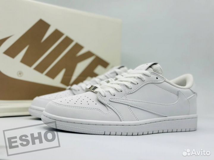 Nike Air Jordan 1 low x Travis Scott White Party L