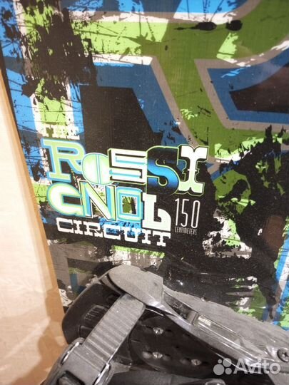 Сноуборд Rossignol Circuit Amptek + крепы