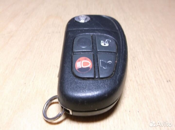 1X43-15K601-BC Jaguar чип ключ 4 кнопки