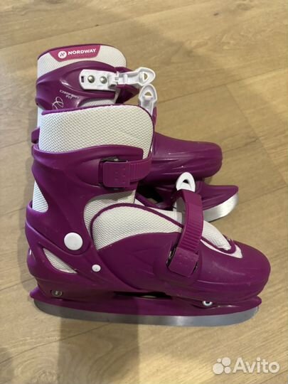 Коньки детские раздвижные 34-37