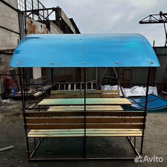 Беседка из поликарбоната