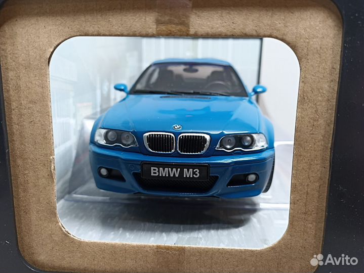 BMW M3 E 46, 2000 год Solido 1:18