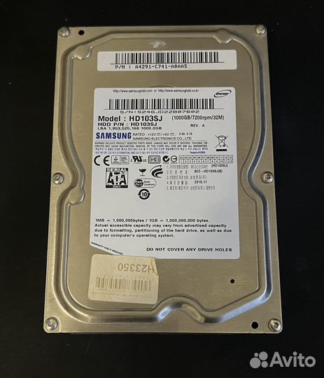 Жесткие диски 500Gb - 1000Gb