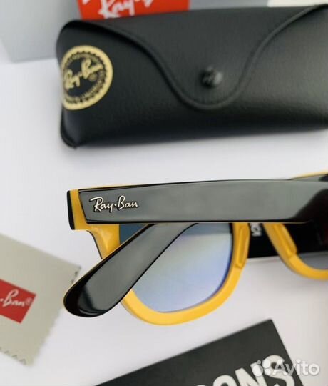 Очки ray ban wayfarer 50 пепельные
