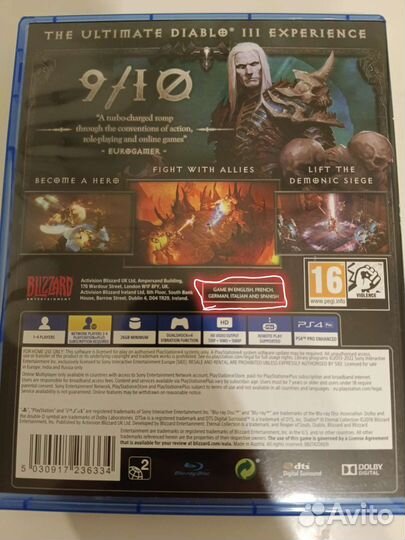 Diablo eternal collection ps4