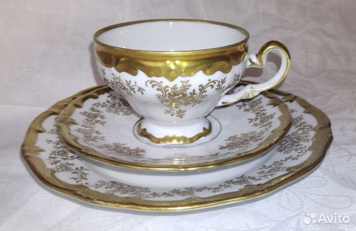 Чайное кофейное трио фарфор Weimar Германия