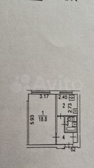 7-к. квартира, 32,6 м², 7/9 эт.