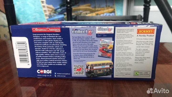 Модель омнибуса Корги Corgi 1:76