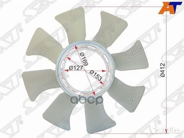 Крыльчатка вентилятора mazda titan 88-01 tftm S