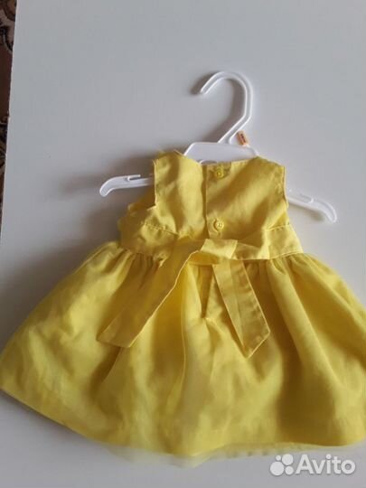Нарядное платье для малышки 1 месяц