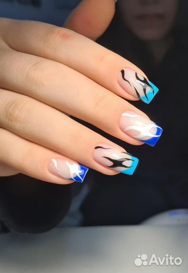 Маникюр/педикюр смарт/гель-лак, наращ, коррекция
