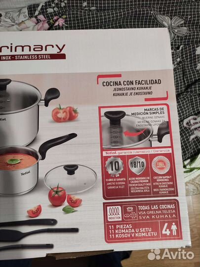 Новый Набор посуды Tefal 11 предметов