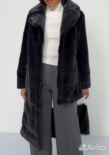 Шуба из эко меха трансформер