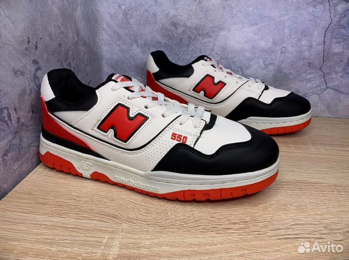 Кроссовки New Balance 550 красные