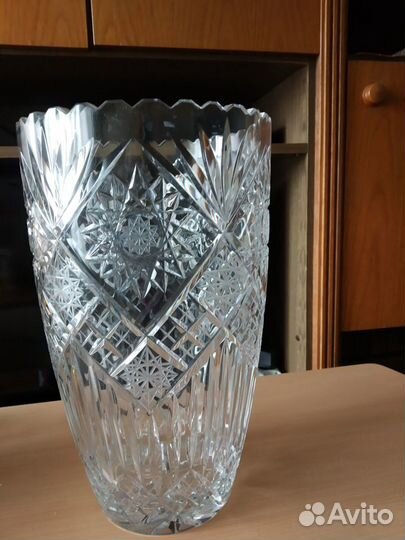 Ваза хрустальная Богемия