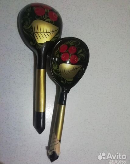 Деревянные ложки хохлома