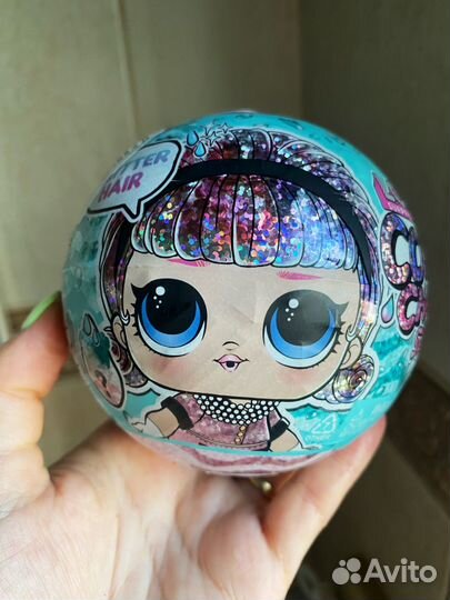 Lol surprise color change Glitter Hair кукла лол