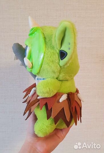 Циклоп, игрушка ручной работы, смешанная техника