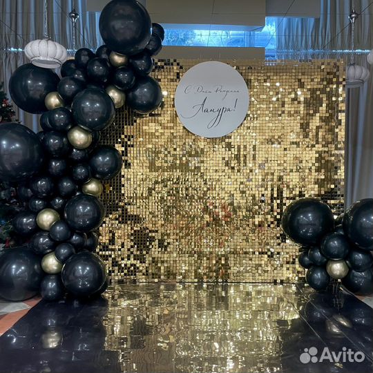 Фотозоны с пайетками