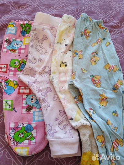 Вещи пакетом на девочку до 0 до 6мес