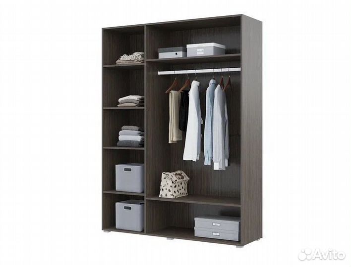 Шкаф 3-х дверный Ненси с зеркалом