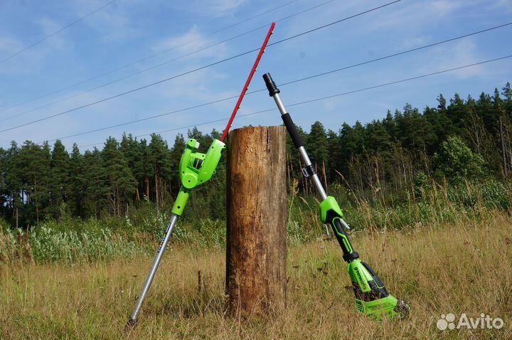 Greenworks G40PHA кусторез, 40V