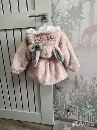 Шуба детская искусственная плюш