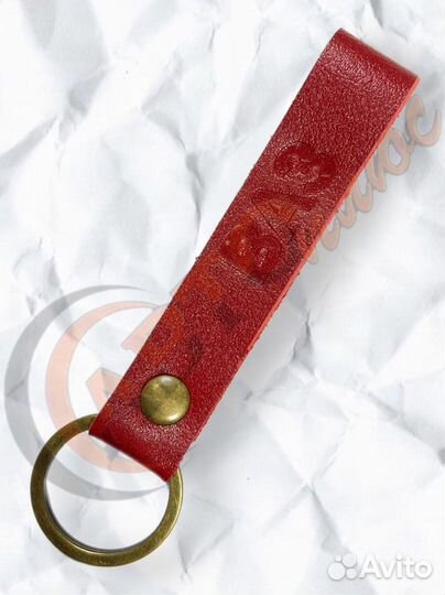 Брелок для ключей люверс-Красный 