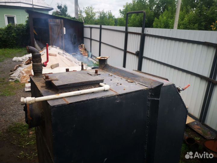 Твердотопливный котел длительного горения бу