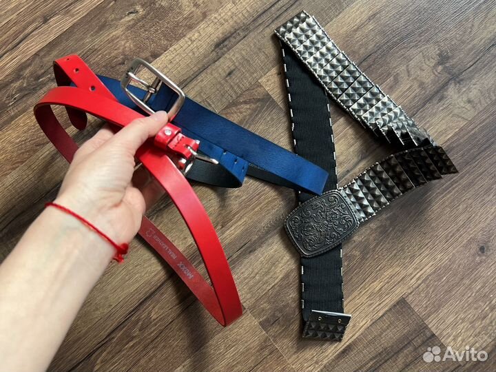 Ремни женские кожа