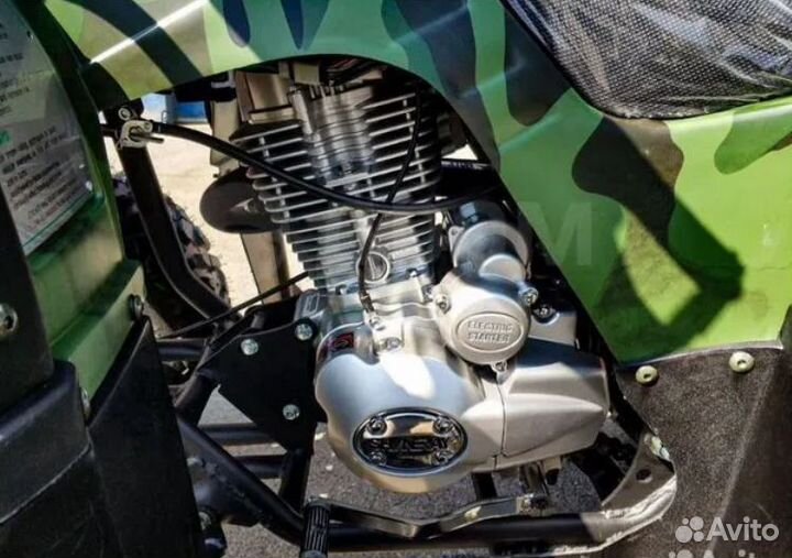 Квадроцикл Grizzly 250cc зеленый кмф