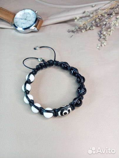 Мужской браслет Magic Node из натурального Агата