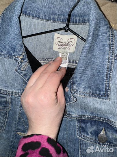 Джинсовая куртка mango