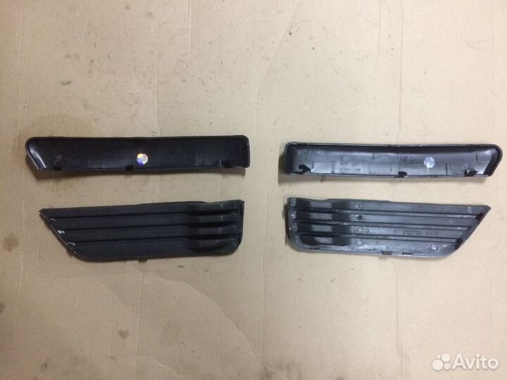 Накладки переднего бампера Ford Focus до рестайл