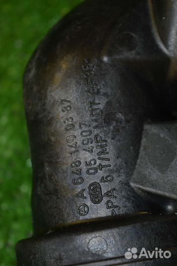 Патрубок интеркулера Mercedes w211 3.2