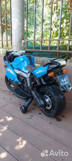 Детский электромобиль мотоцикл бу