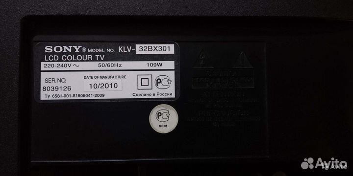 Блоки Sony KLV-32BX301
