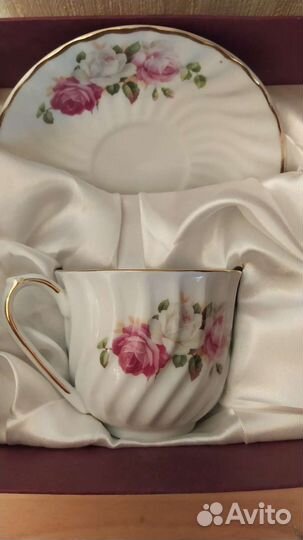 Чайная пара с позолотой япония