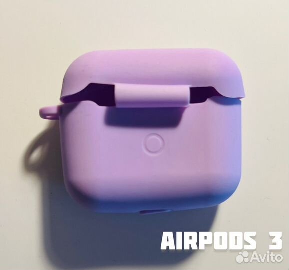 Силиконовый чехол на наушники airpods 3