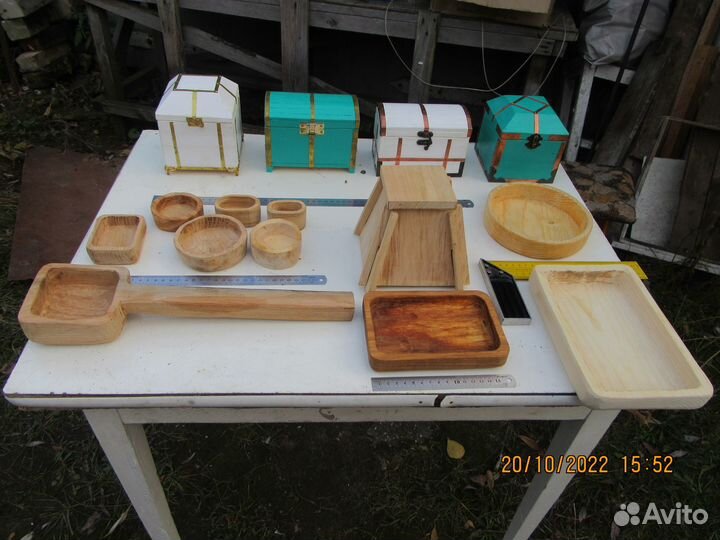 Шкатулки, деревянные изделия