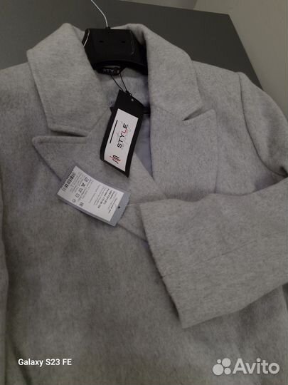 Пальто женское демисезонное 46 48 шерсть кашемир