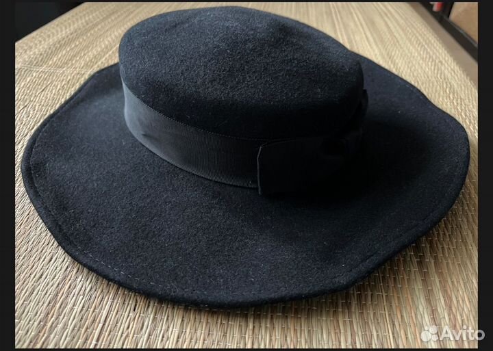 Шляпа Винтаж Англия Фетр Канотье