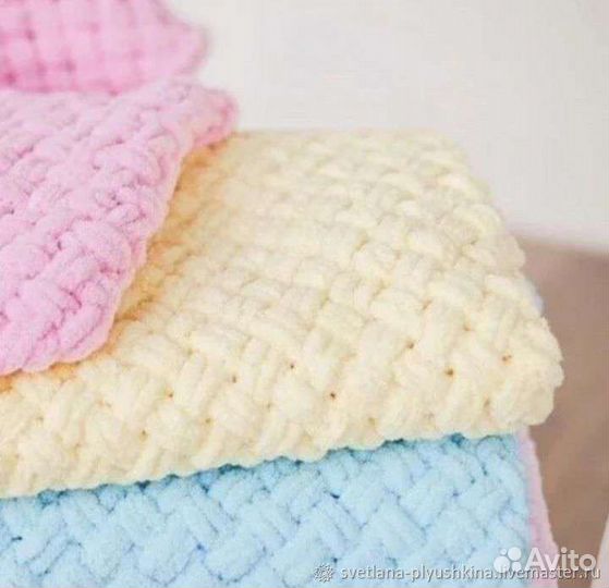 Плед ручной работы