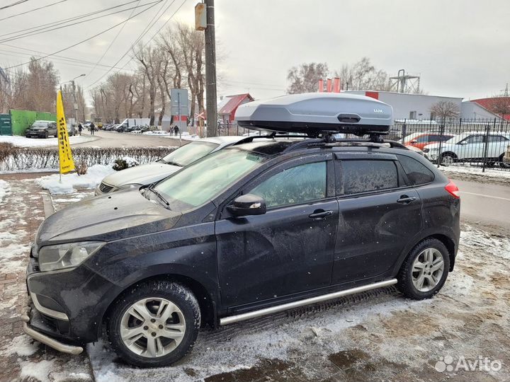 Автобокс LUX tavr 450L серый мат. LADA xray