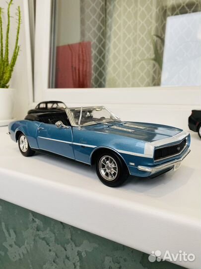 Chevrolet camaro RS/SS 396, 1968 г.в, масштаб 1/18